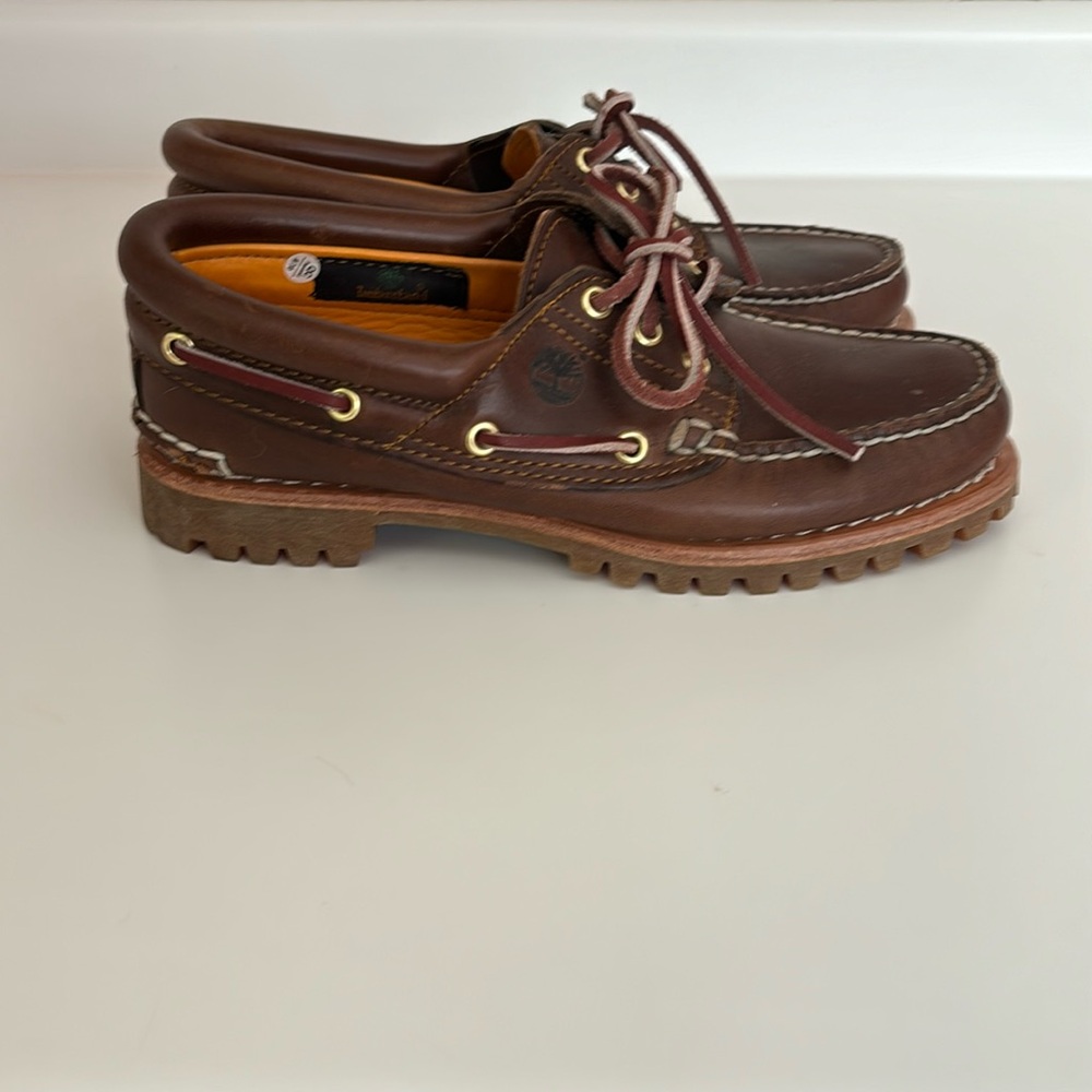 Timberland Noreen 3 eye lug sole boat shoes 7.5